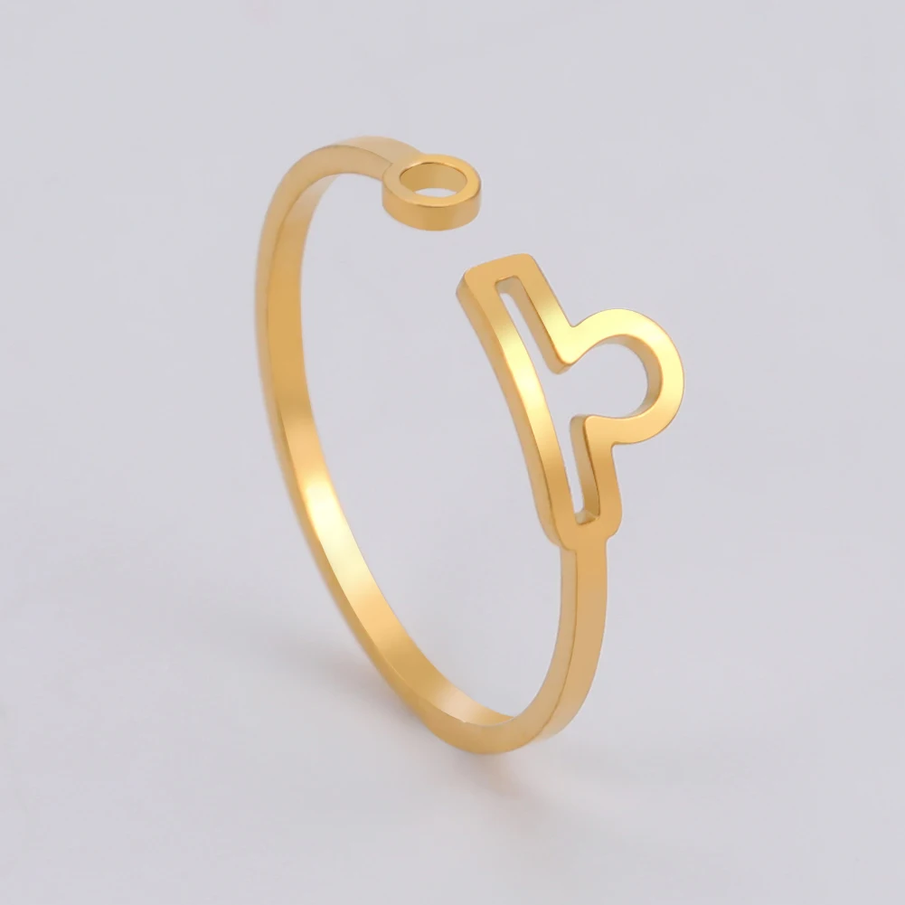 Stainless Steel Zodiac Rings 12 Constellations Open Ring for Women Aries Leo Virgo Gemini Libra Pisces Scorpio Birthday Gifts – Image 21